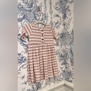 Bamboo Striped Swing Dress 12-18 Months NWOT
